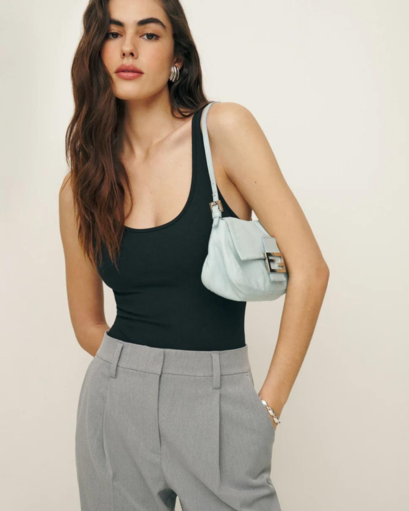 Spring Capsule Wardrobe, Essential Pieces: Sleeveless Top, Silk Camisole